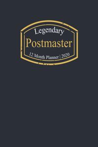 Legendary Postmaster, 12 Month Planner 2020