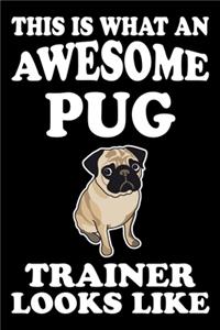This is what an awesome Pug Trainer Looks Like