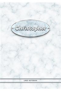 Christopher - Lined Notebook