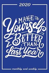 Set My 2020 Goals - Weekly and Monthly Planner