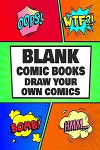 Blank Comic Book Draw Your Own Comics