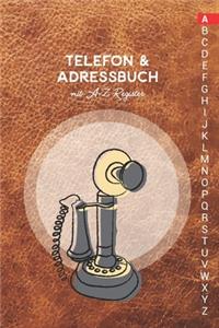 Telefon & Adressbuch mit A-Z Register