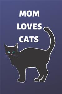 Mom loves cats notebook