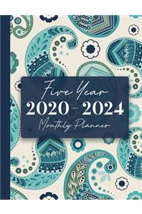 2020-2024 Five Year Monthly Planner