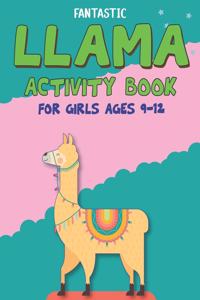 Fantastic Llama Activity Book for Girls Ages 9-12