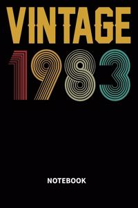 Vintage 1983 Notebook