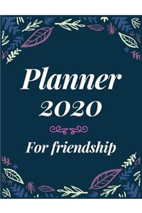 Planner 2020 for friendship