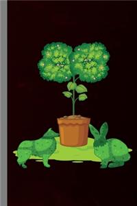 Topiary Dog & Rabbit