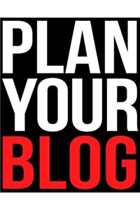 Blog Planner for Successful Blogging, Gift Diary for Bloggers and Content Writers - Plan Your Blog