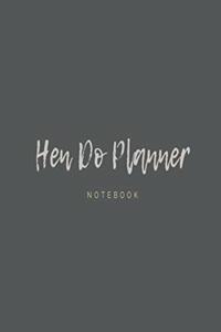 Hen Do Planner Notebook