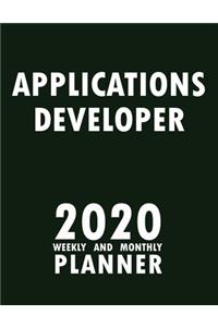 Applications Developer 2020 Weekly and Monthly Planner