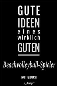 Notizbuch für Beachvolleyball