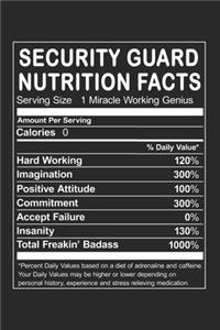 Security Guard Nutrition Facts