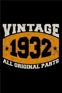 Vintage 1932 All Original Parts