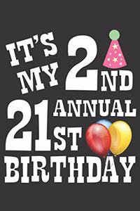 2nd Annual 21st Bday Notebook