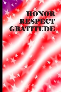 Honor Respect Gratitude