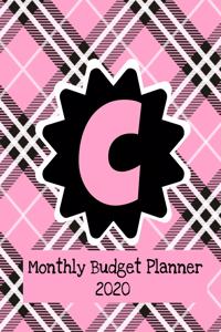 Monthly Budget Planner 2020