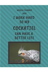 Cockatiel Weekly Planner 2020