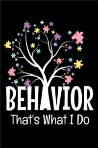Behavior That's What I Do
