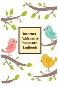 Internet Address & Password Logbook