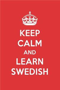 Keep Calm and Learn Swedish: Swedish Designer Notebook