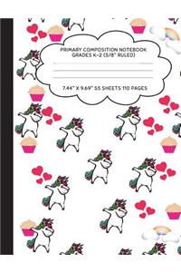 Primary Composition Notebook Grades K-2 (5/8
