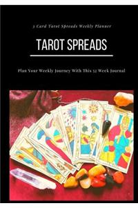 Tarot Spreads - 3 Card Spread Weekly Planner