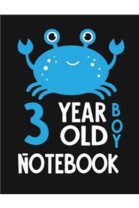 3 Year Old Boy Notebook