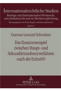 Das Zusammenspiel Zwischen Haupt- Und Sekundaerinsolvenzverfahren Nach Der Euinsvo