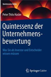 Quintessenz Der Unternehmensbewertung