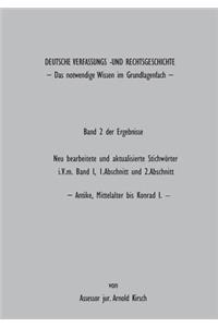 Deutsche Verfassungs- und Rechtsgeschichte