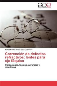 Corrección de defectos refractivos: lentes para ojo fáquico