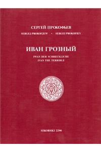 Ivan the Terrible, Op. 116: Full Score