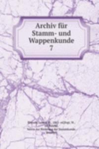 Archiv fur Stamm- und Wappenkunde