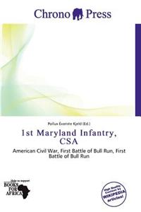 1st Maryland Infantry, CSA