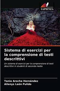 Sistema di esercizi per la comprensione di testi descrittivi