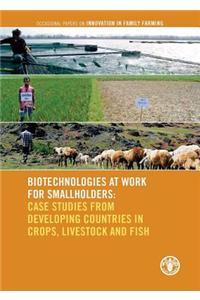 Biotechnologies at work for smallholders