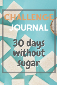 30 days without sugar logbook