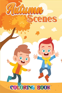 Autumn Scenes Coloring Book