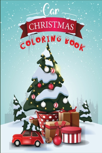Car Christmas Coloring Book