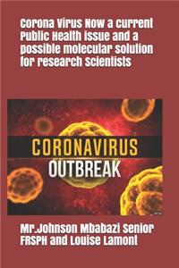 Corona Virus Now a current Public Health issue and a possible molecular solution for research Scientists