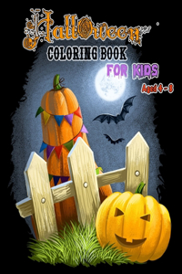 Halloween Coloring Book for Kids Aged 4-8