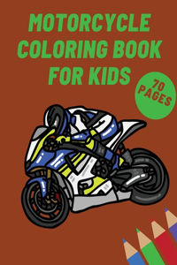 Motorcycle Coloring Book for Kids