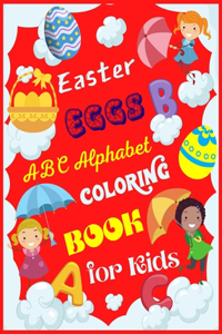 Easter EGGS ABC Alphabet COLORING BOOK for Kids
