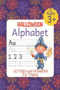 Halloween Alphabet Letters and Numbers To Trace