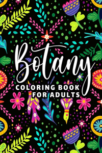 Botany Coloring Book for Adults