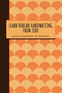 Learn korean Handwriting from zero
