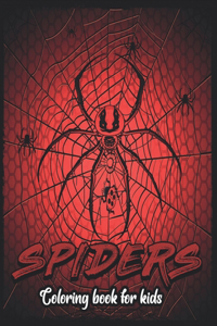 Spiders Coloring Book for Kids.
