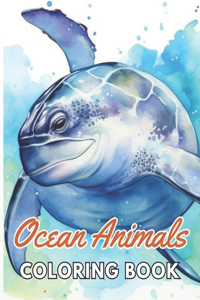 Ocean Animals Coloring Book