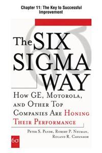 [Chapter 11] the Key to Successful Improvement: Selecting the Right Six SIGMA Projects - Excerpt from the Six SIGMA Way